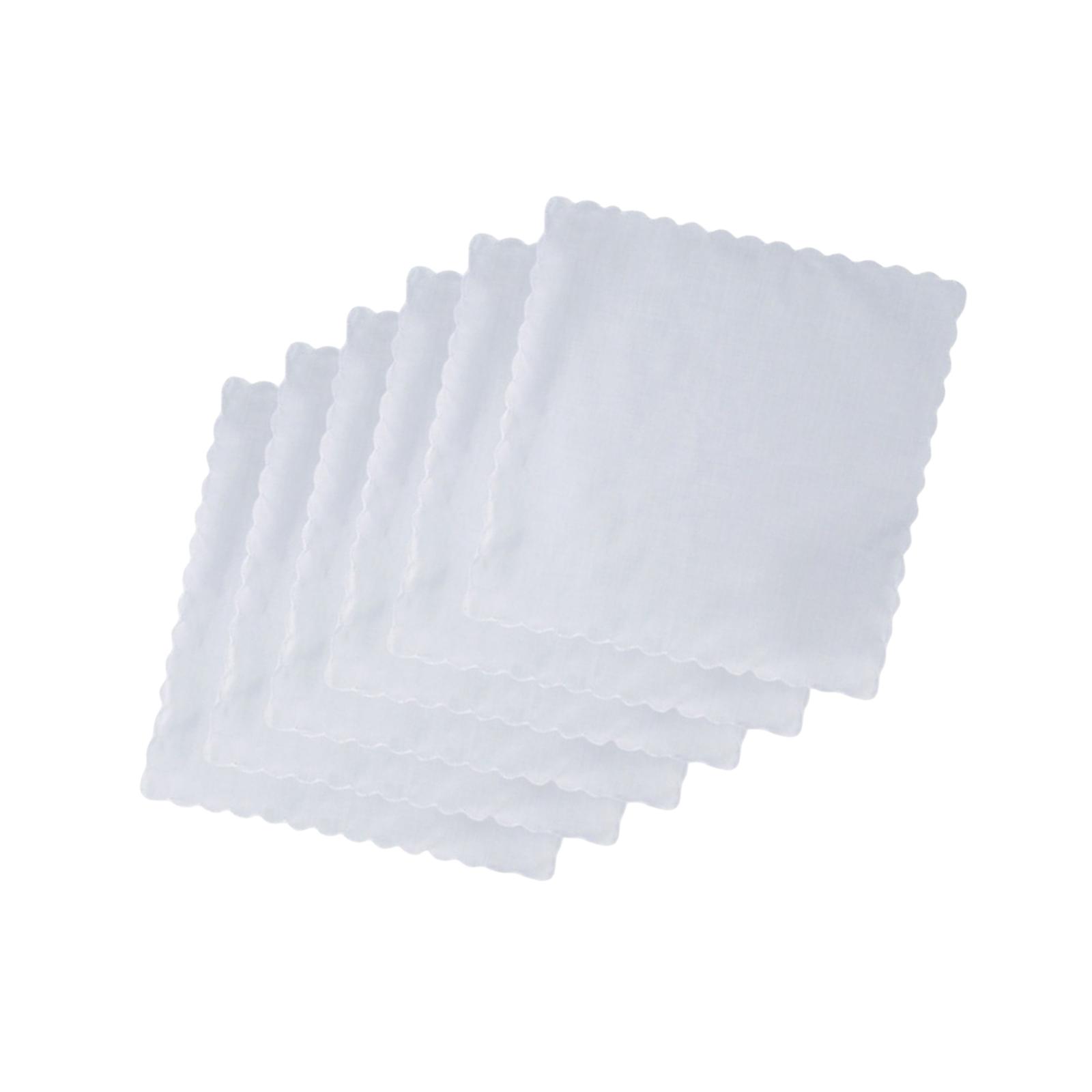 6Pcs Cotton Handkerchiefs for  - Handkerchief Cotton Men ulasan dan harga