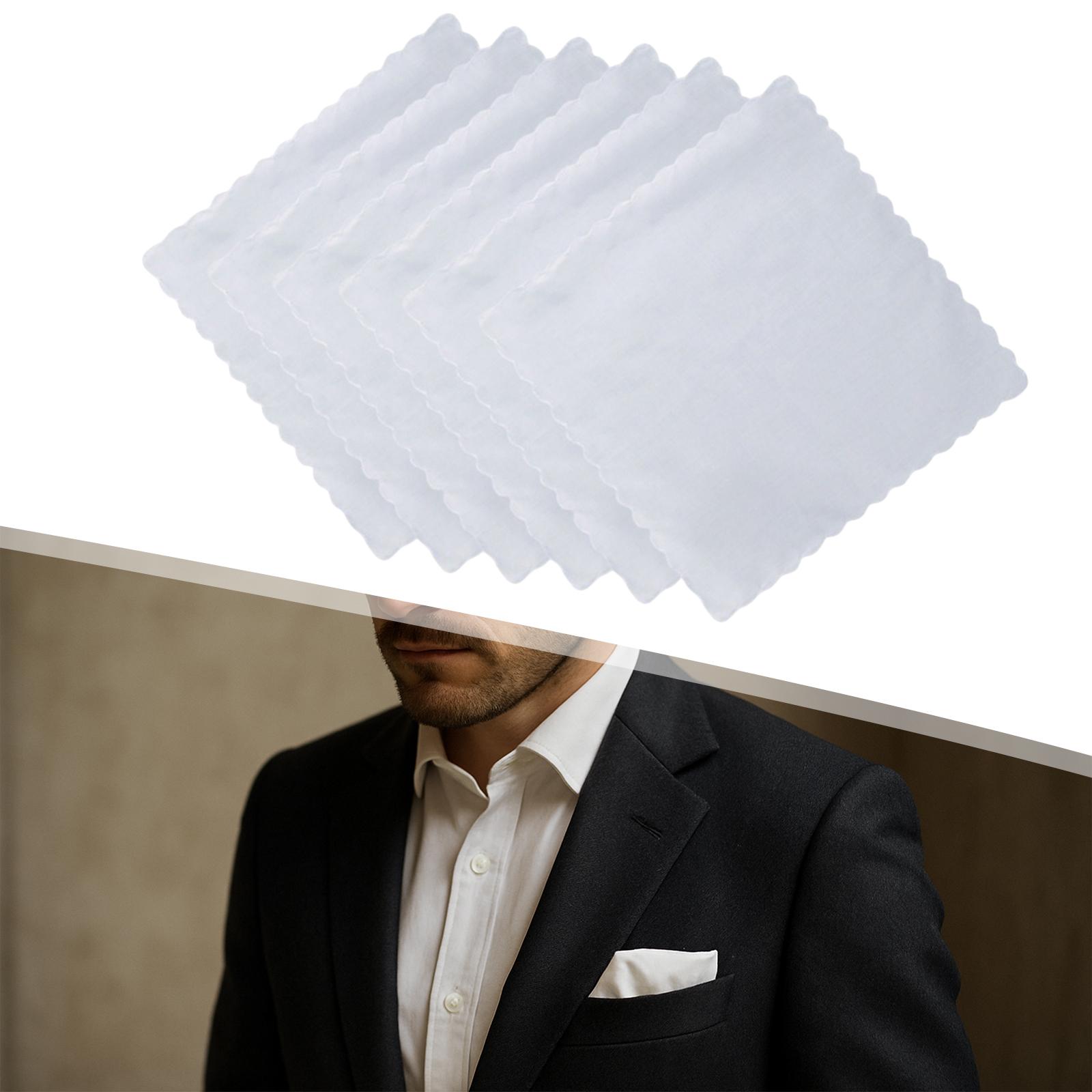 6Pcs Cotton Handkerchiefs for  - Handkerchief Cotton Men ulasan dan harga