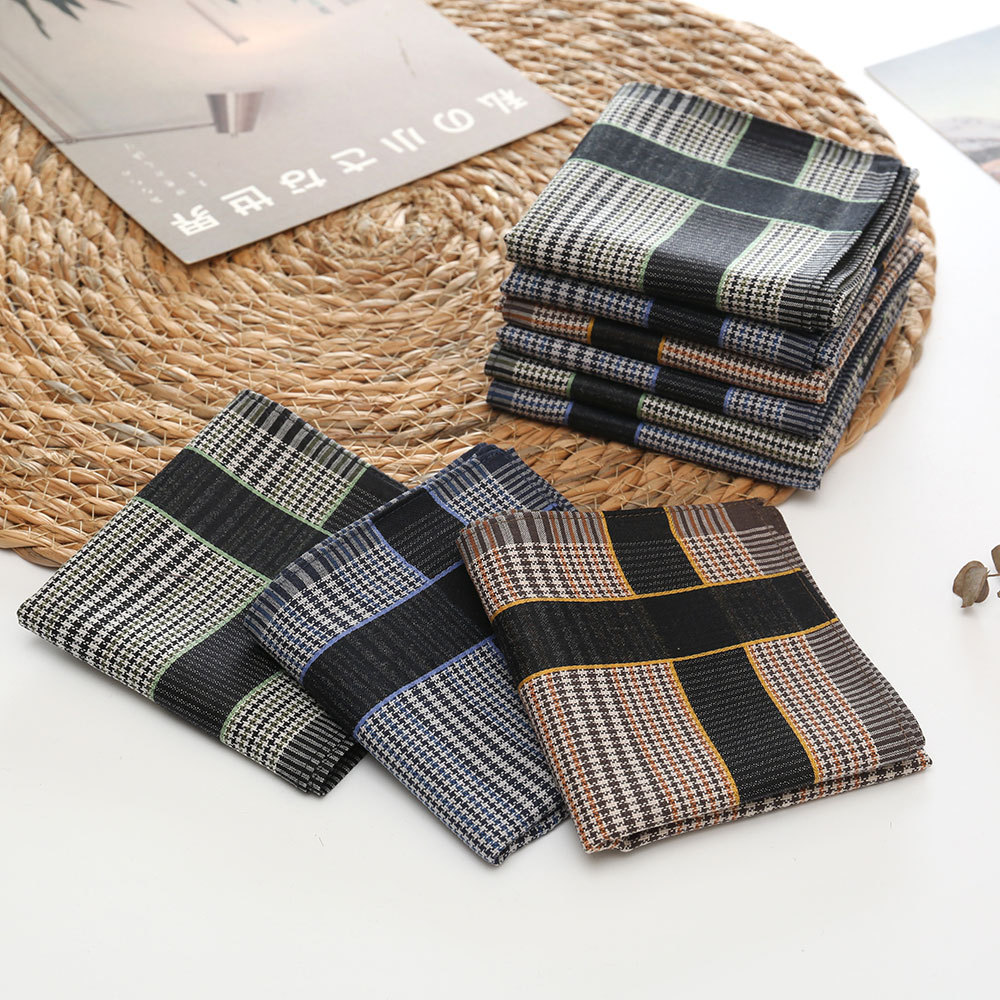 3/6/12 Pcs Men's Pure Cotton H - Handkerchief Cotton Men ulasan dan harga