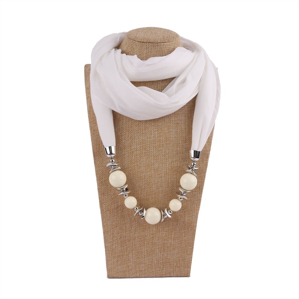 New Chiffon Scarf Necklace Bea - Infinity Scarf Knit ulasan dan harga