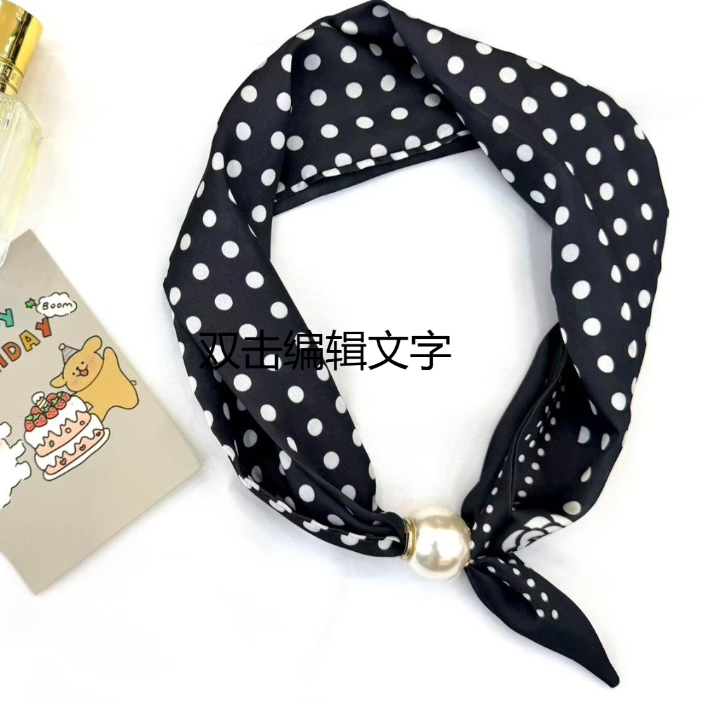 1 Women's Vintage Printed Sati - Ascot Neck Scarf ulasan dan harga