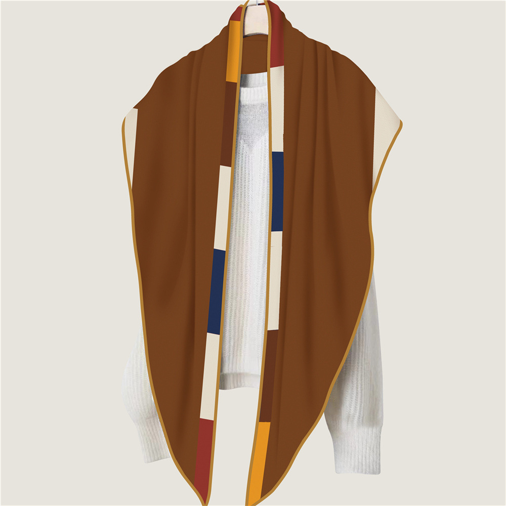 Triangle Cashmere Silk Scarf W - Pashmina Wrap Large ulasan dan harga
