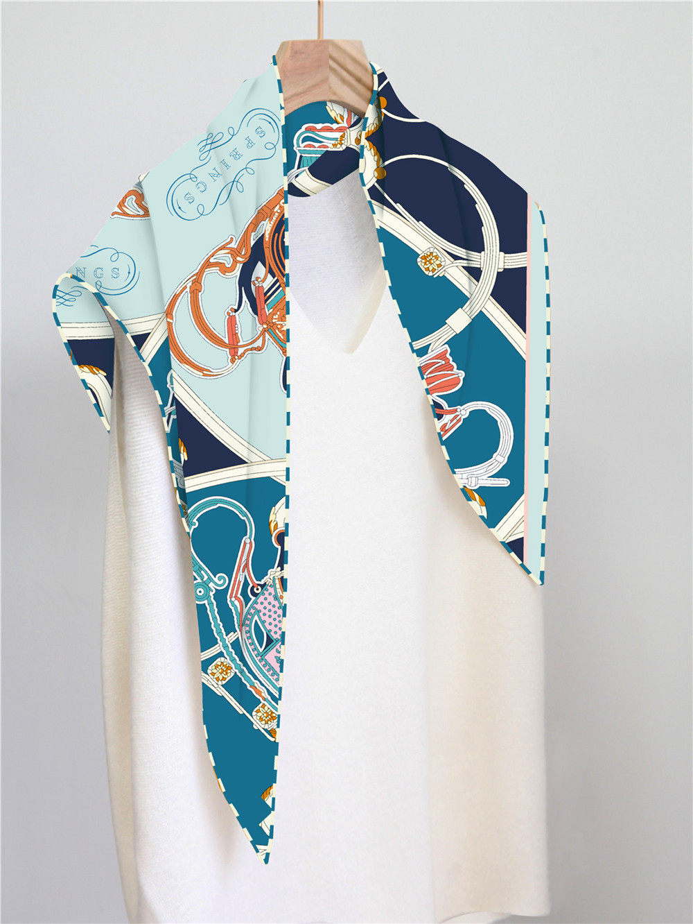 Triangle Shawls Silk Scarf Wom - Pashmina Wrap Large ulasan dan harga