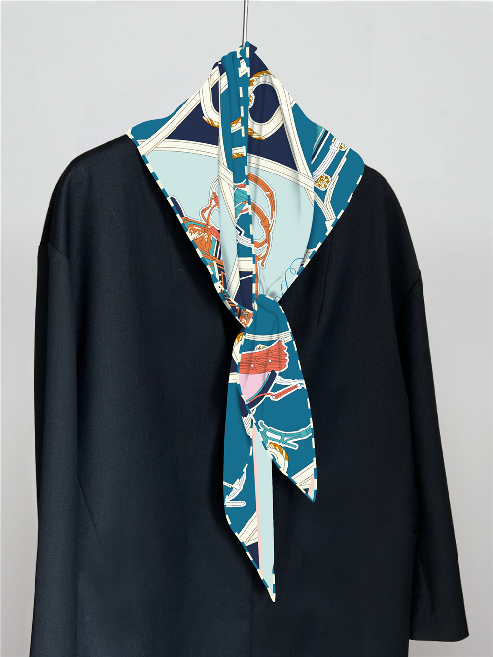 Triangle Shawls Silk Scarf Wom - Pashmina Wrap Large ulasan dan harga